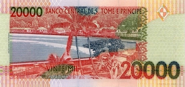 P67d St. Thomas & Prince 20.000 Dobras Year 2010